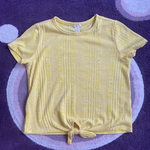 Yellow Tie Top